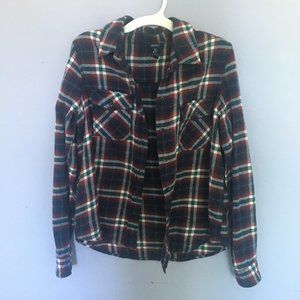 Red, navy and white Flannel